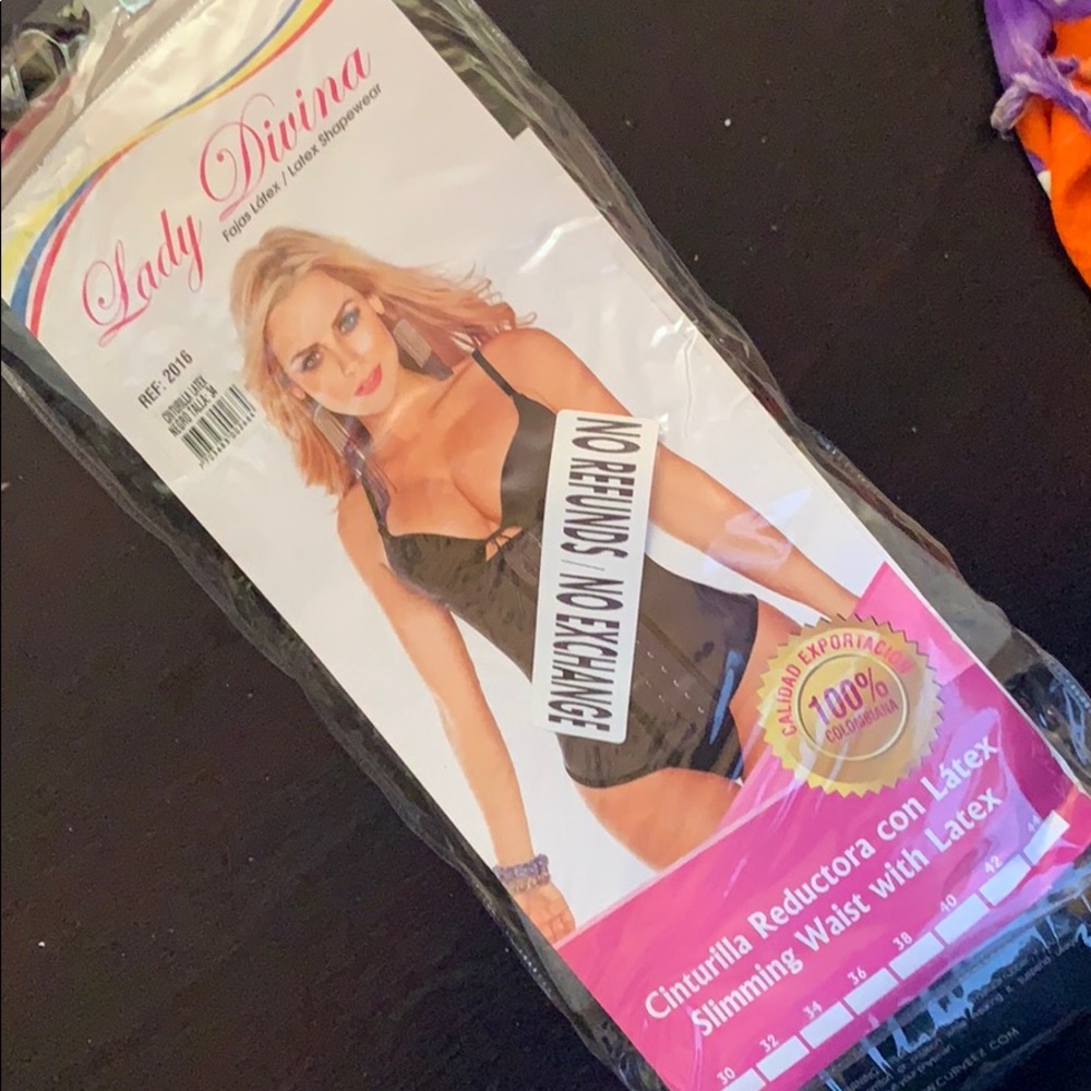 LADY DIANA SZ 34/M waist trainer black